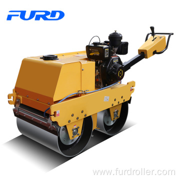 600kg smooth drum walk behind roller compactor with Honda engine (FYLJ-S600C)